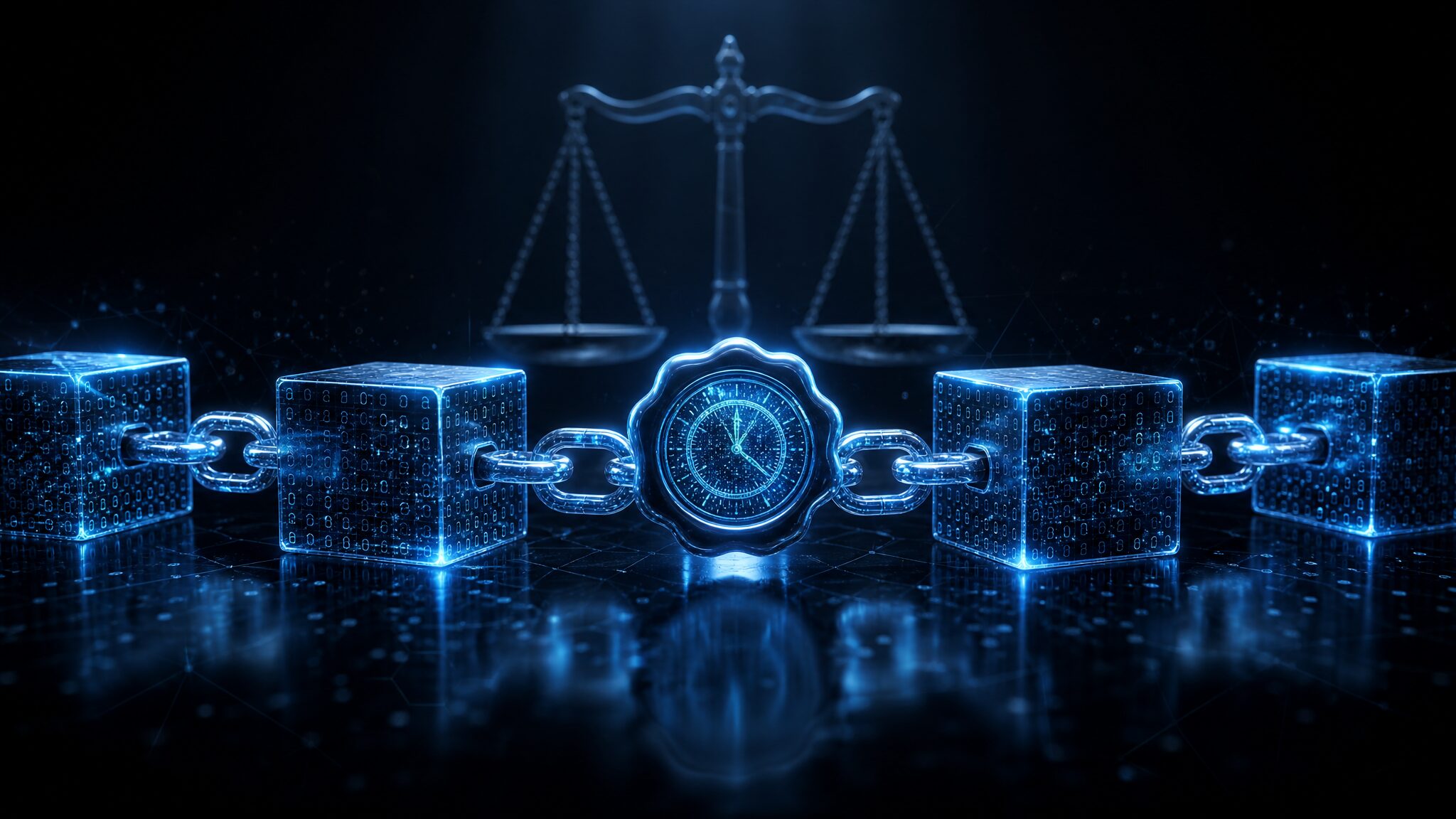 Cadeia de custódia criptográfica imutável com blocos encadeados por hash SHA-256